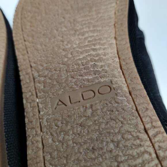 Aldo Decarli-97 Slip-On Shoes Size Men's 9.5 Black Canvas - Picture 13 of 16